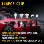146PCS Trim Clips for Toyota Lexus (All Models)