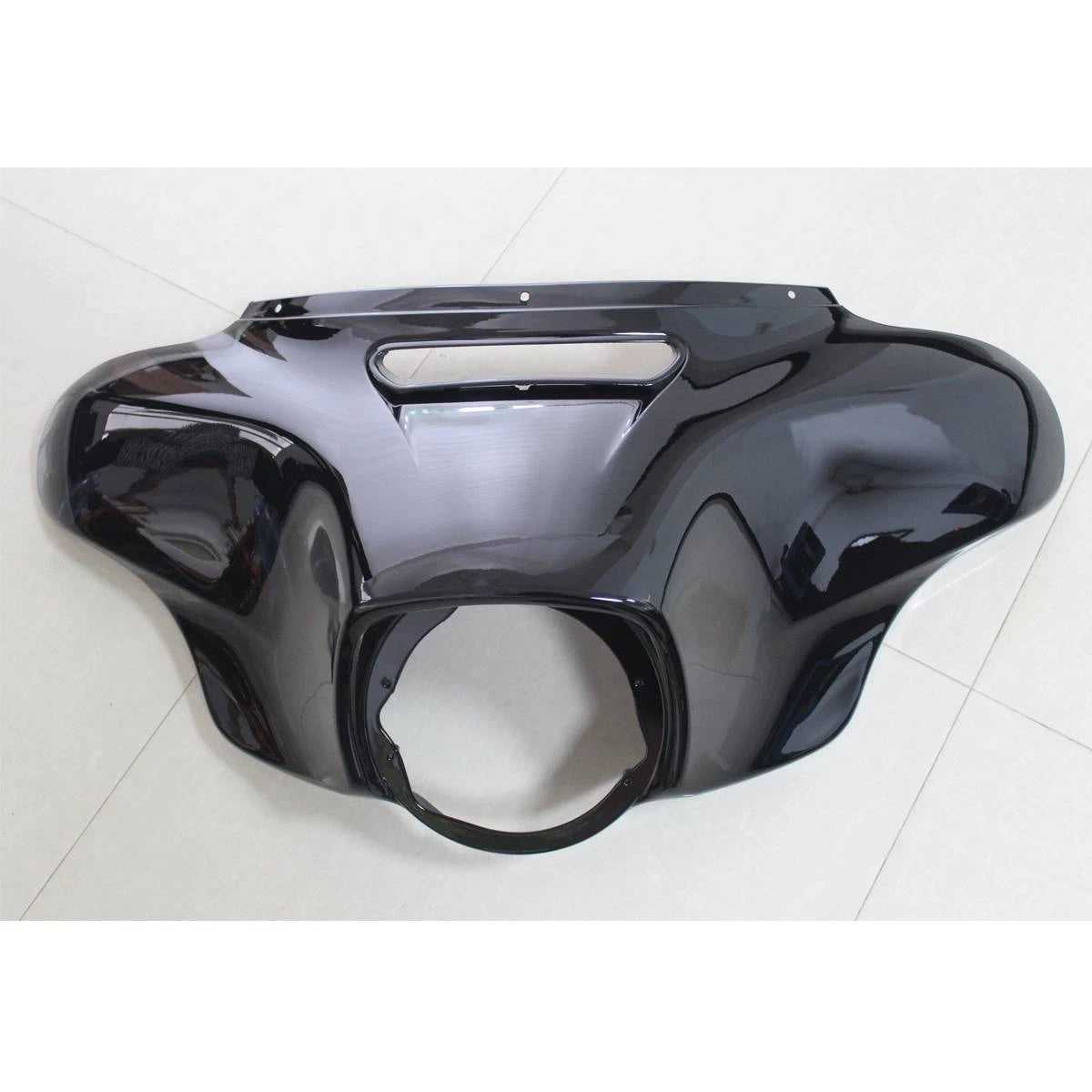 Vivid Black Batwing Outer Fairing for Harley Touring Electra Street Glide