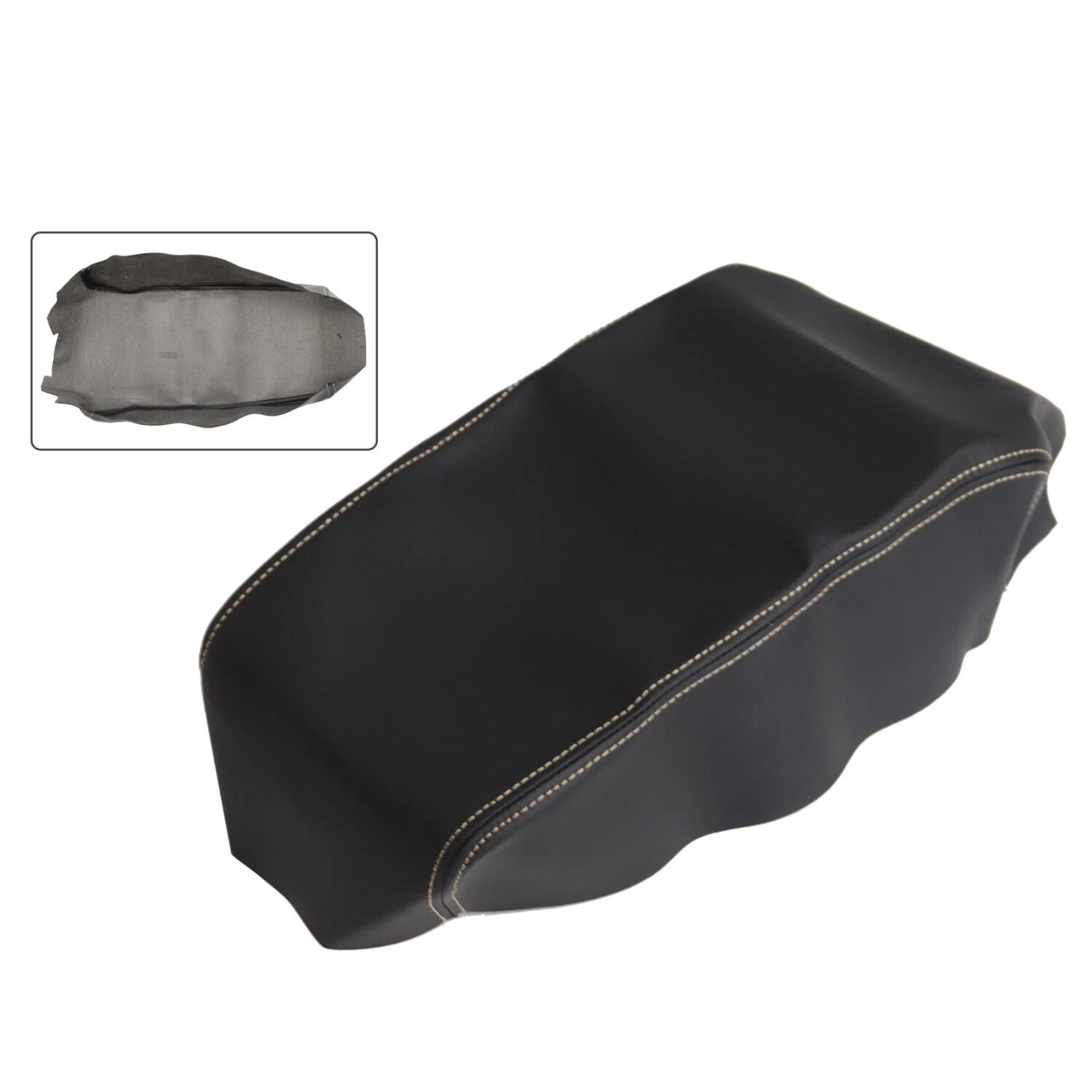Leather Center Console Lid Cover for Nissan Maxima (2016–2023)