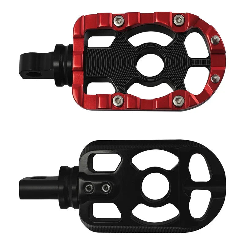 10mm Footpegs Footrests for Harley Touring Road Street Glide Softail