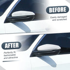 Left Side Mirror Cover Cap for Honda Civic (2016–2021) - White