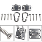 Set of 2 Stainless Heavy Duty Ceiling Hanging Hooks for Swing Chair