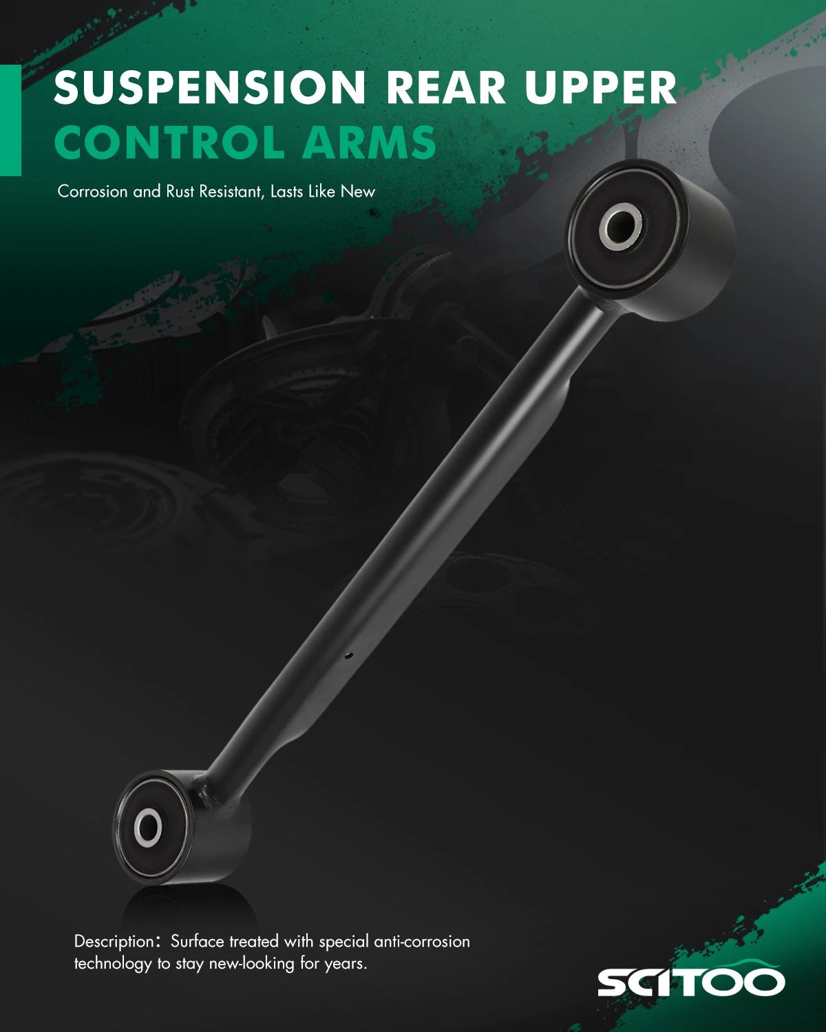 Set of 2 Rear Upper Control Arms for Chevrolet Trailblazer GMC Envoy (2002–2009)