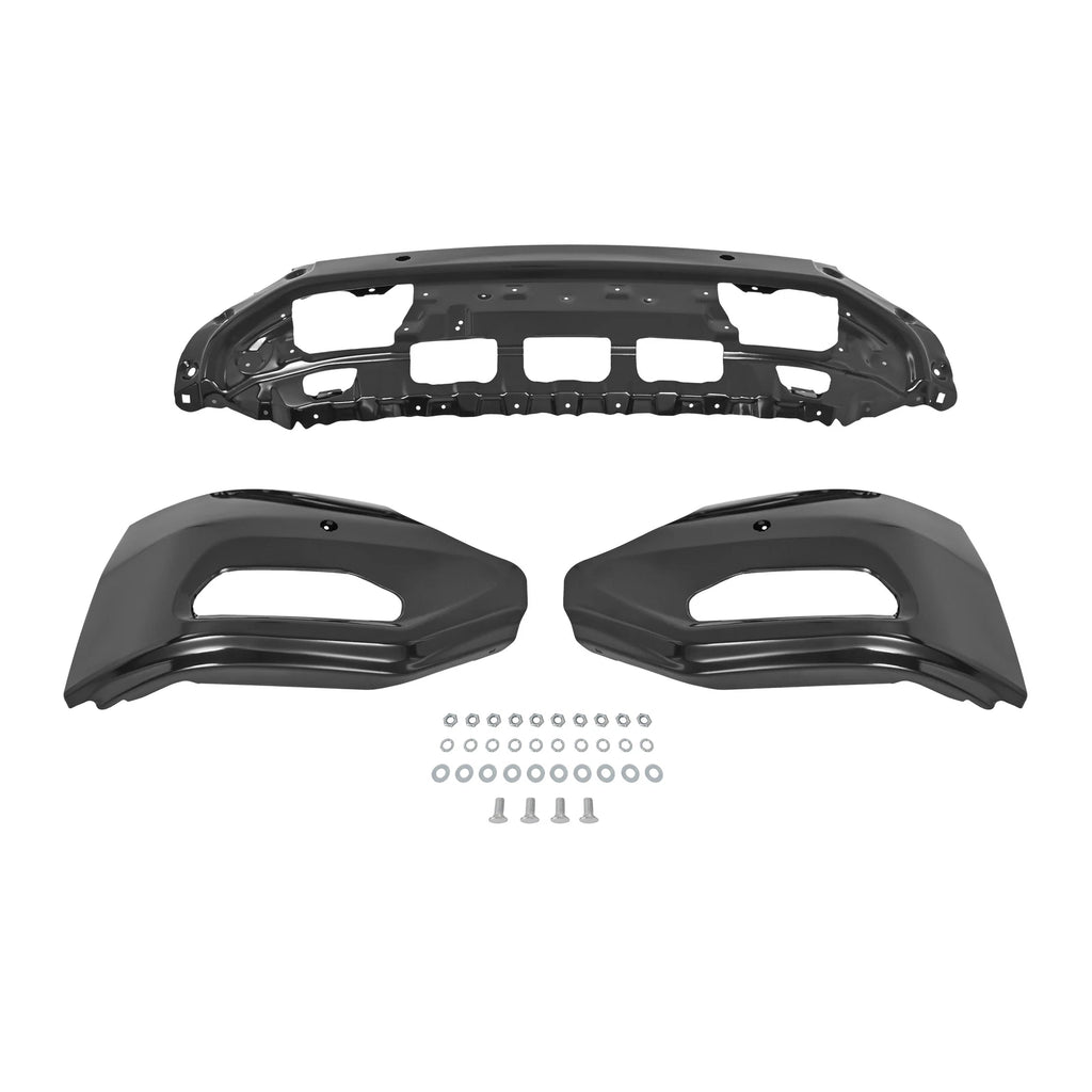 Front Bumper Cover for GMC Sierra 1500 (2016–2019) Black with Sensor Hole
