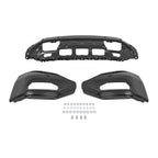 Front Bumper Cover for GMC Sierra 1500 (2016–2019) Black with Sensor Hole