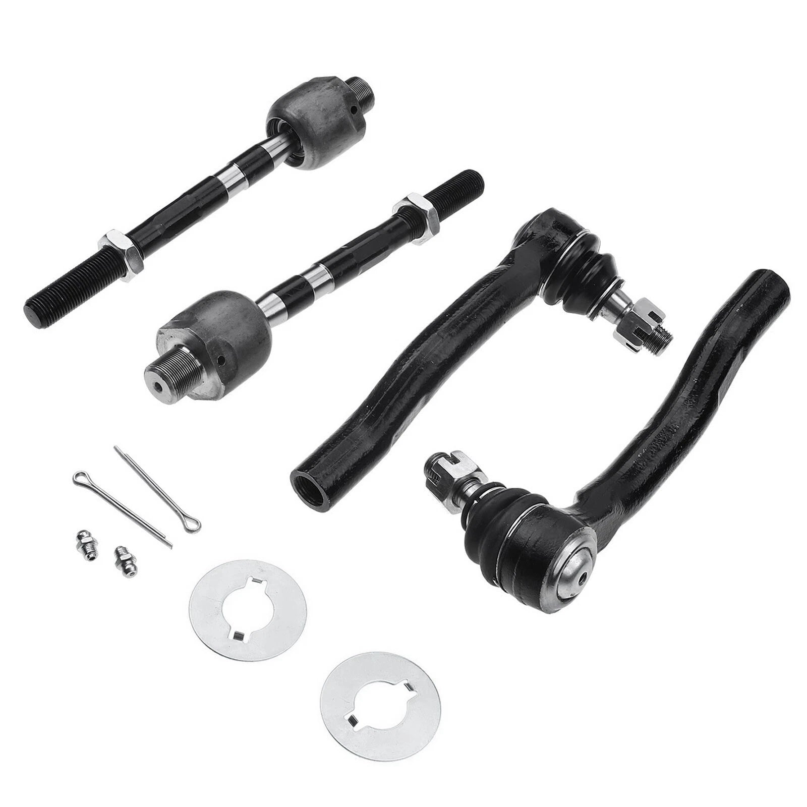 Set of 4 Inner & Outer Tie Rod Ends for Nissan Frontier Pathfinder (2005–2019)