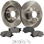 Front Brake Disc and Pad Kit for Mitsubishi Galant (2000–2011)