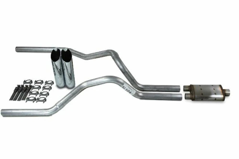 2.5" Dual Exhaust Kit for Dodge Ram 1500 (2019–2025) Magnaflow XL Slash Tips