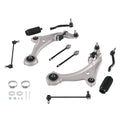 10pc Front Lower Control Arm Tie Rod Sway Bar Link Kit for Nissan Murano (2009–2014)