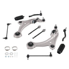 10pc Front Lower Control Arm Tie Rod Sway Bar Link Kit for Nissan Murano (2009–2014)