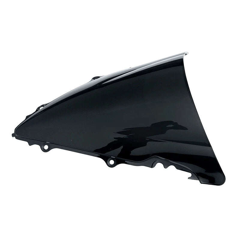 Black Dual Bubble Windshield for Yamaha YZF R6/R6S (2003–2009)