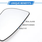 Heated Driver Side Mirror Glass for Hyundai Bayon (2021-2024)