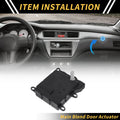 HVAC Air Door Actuator Heater Blend for Ford Expedition (2002–2004) No.604202