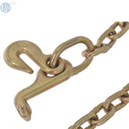 Wrecker Tow Chain for Recovery (6 FT, 15" Axle J Hook)
