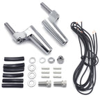 Chrome 39mm Turn Signal Relocation Kit for Harley XL (1988–2022)