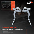 2X Hood Hinge for Chevy Aveo (2007â2011) & Pontiac G3 (2007â2010)