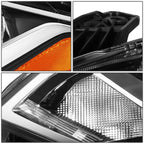 Left Driver Side Headlight Lamp for Nissan Sentra (2020–2022) Chrome Housing