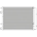 Replacement A/C Condenser Repair Part For 2013-2016 Hyundai Veloster