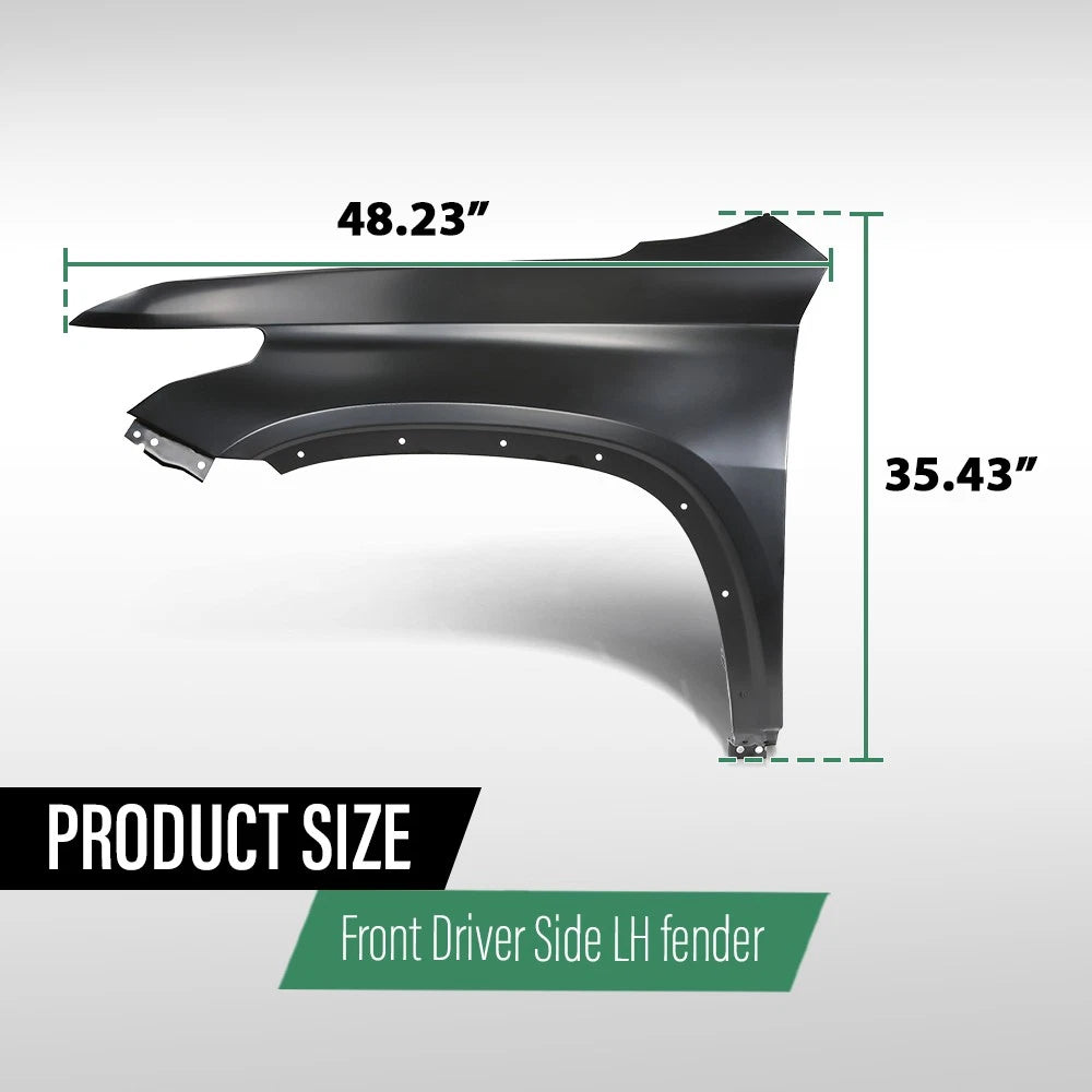Front Left Fender for Chevrolet Traverse (2018–2023)