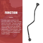 Coolant Radiator Reservoir Tank Hose for Audi A6 3.0L (2016–2018) No. 4G0121081EJ