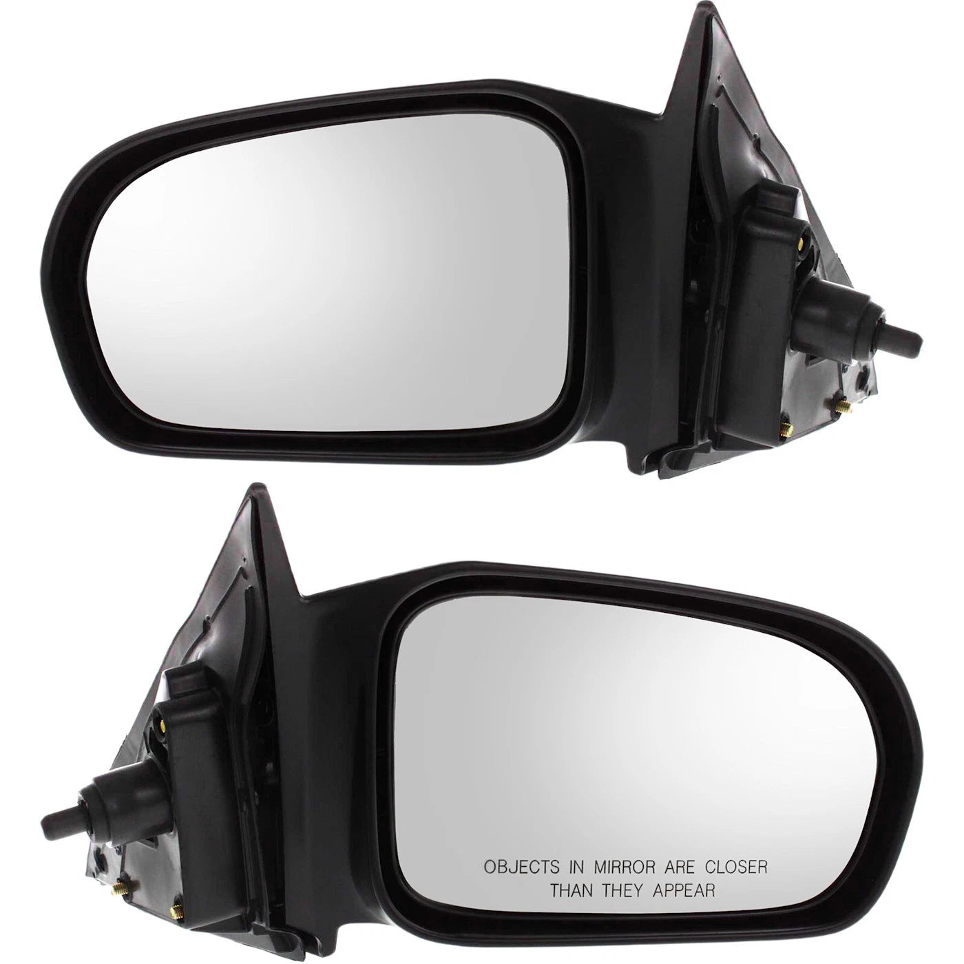 Set of 2 Manual Remote Side Mirrors for Honda Civic Coupe (2001–2005)
