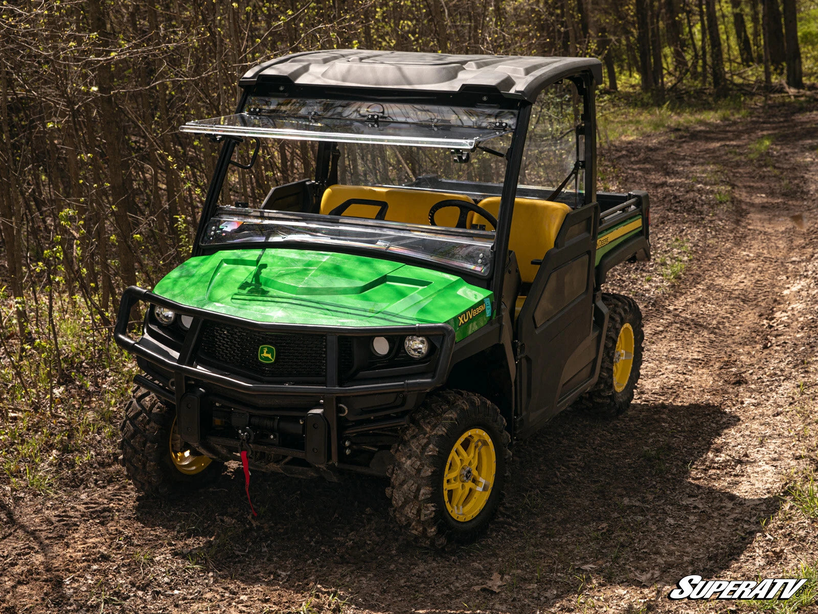 Scratch Resistant Flip Windshield for John Deere Gator XUV 835/865 (2018–2023)
