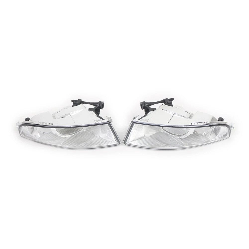 Replacement Pair Front Bumper Fog Light Housing for Skoda Octavia MK2 (2008)