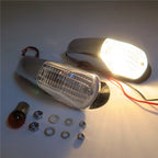 Flash Turn Signals for Kawasaki ZX-14, ZX-14R, ZZR1400 (2006–2009) Chrome/Clear
