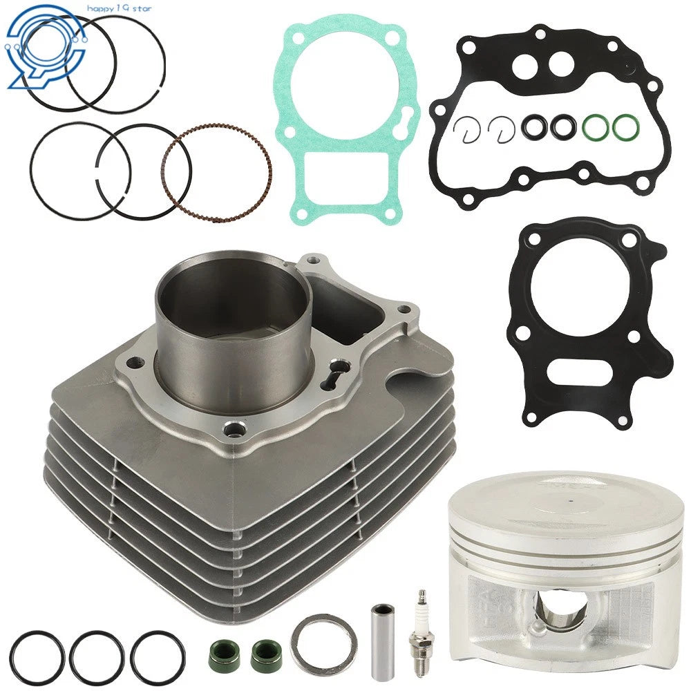 Top End Rebuild Kit for Honda Recon 250 (2002–2022) 68.5mm Cylinder Piston Gaskets
