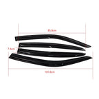 Window Visors Rain Guards for Dodge Charger (2011–2019)