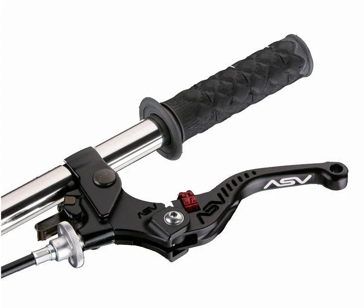ASV C5 Black Shorty Brake Lever for Kawasaki EX500 Ninja (1990–1998)