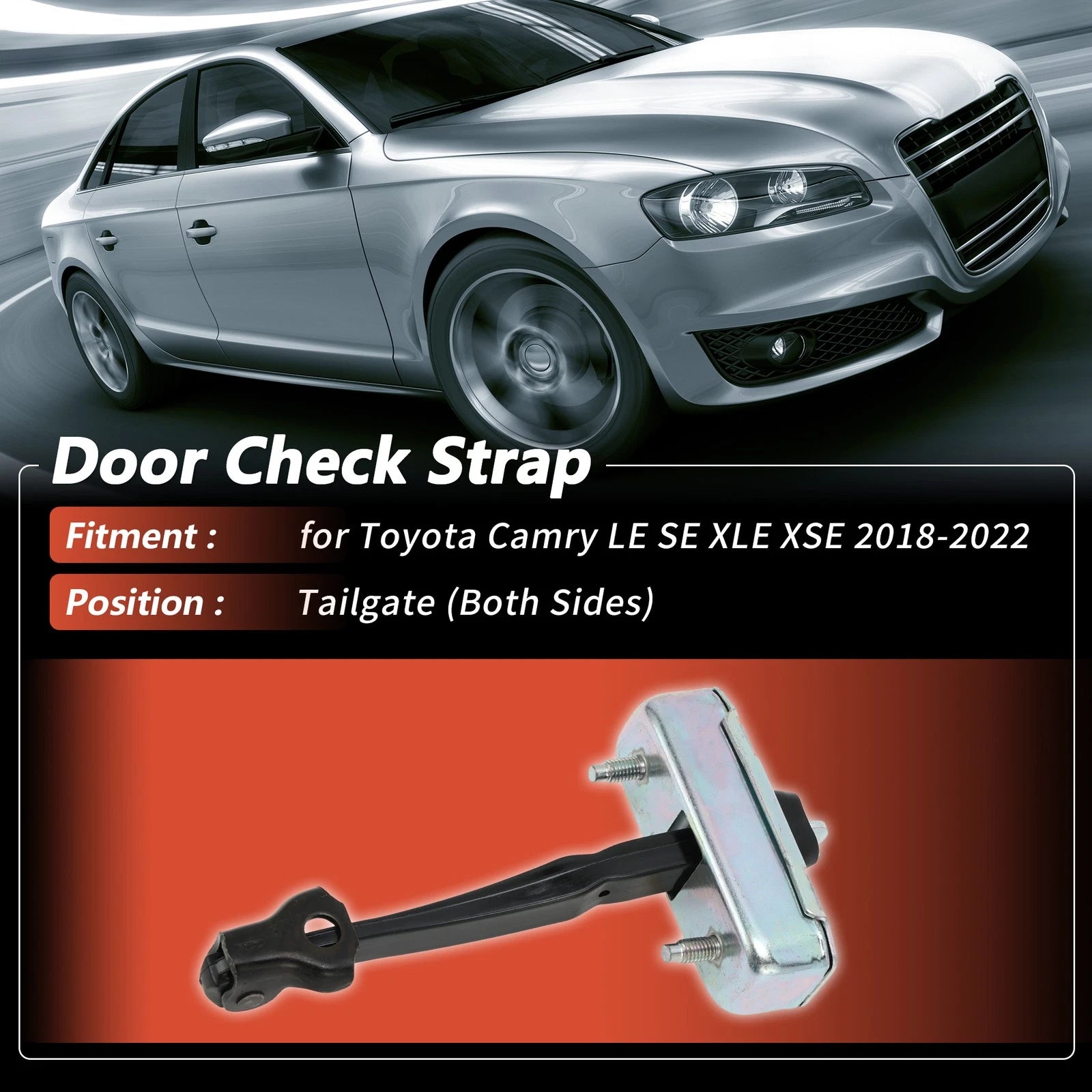 Tailgate Door Check Strap for Toyota Camry LE SE XLE XSE (2018–2022) No.6863006152