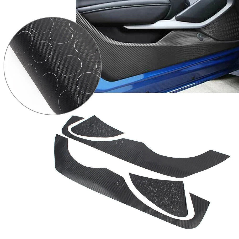 Set of 4 Car Door Anti Kick Pad Protection Covers for Chevrolet Camaro (2016–2022)