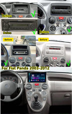 9" Carplay Stereo Radio GPS Navi Wifi Head Unit for Fiat Panda (2003-2012)