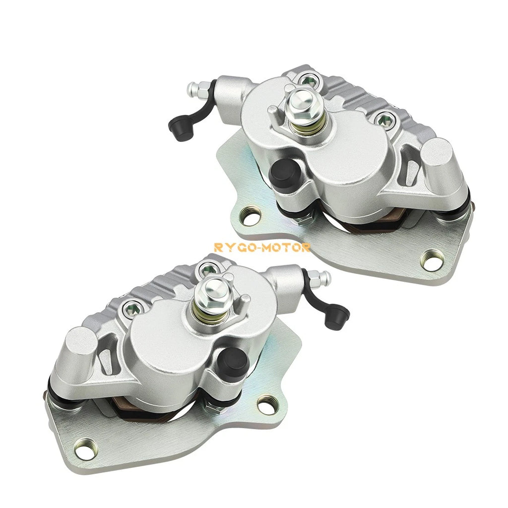 Front Left Right Brake Caliper & Pads for Kawasaki Mule PRO-MX KAF700 (2019–2024)