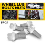 Set of 5 Wheel Lug Bolts Nuts for Mercedes Benz SL550 CLS550 C250 C350 (2007–2016) 0009904907