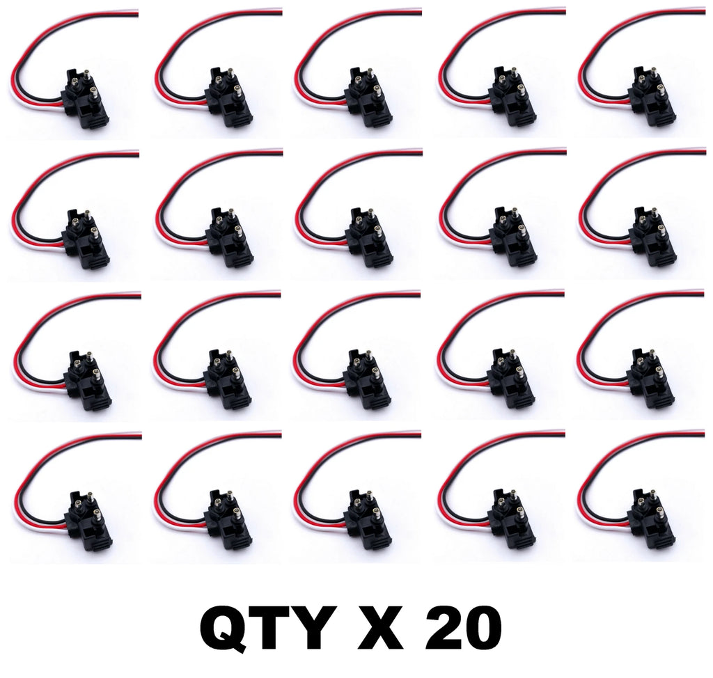 3 Prong Pigtail Trailer Wiring Harness for Stop Turn Tail Light Truck