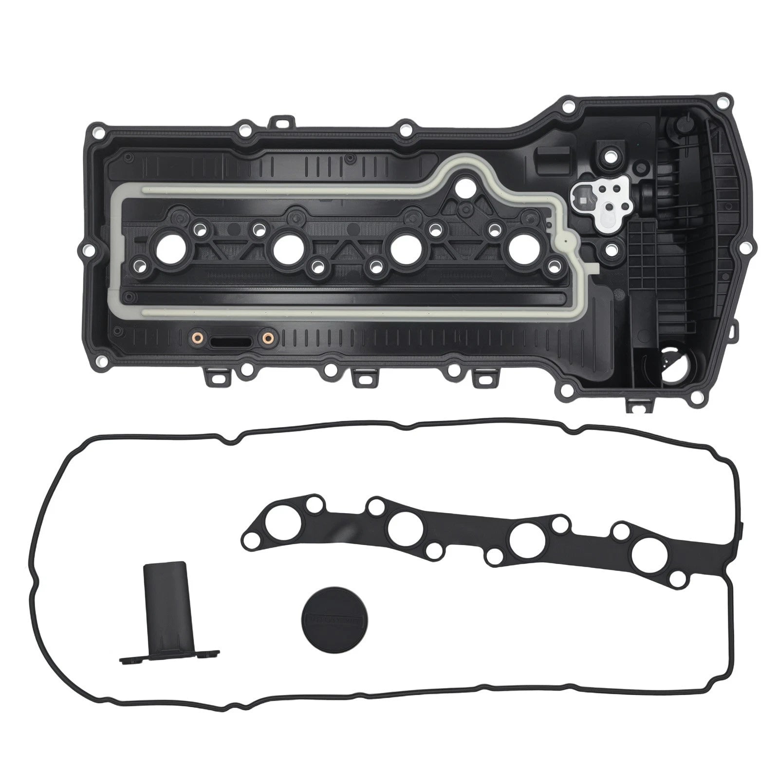 Black Plastic Valve Cover for Toyota Tacoma 2.7L (2016–2021) 112010C050
