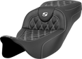 SADDLEMEN Extended Reach Roadsofa Seat for Harley Touring (2008–2023)