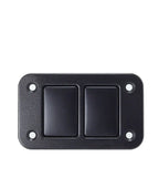 Universal / 2-Gang / Rocker Switch Panel Push Button 12V/24V DC for Toyota
