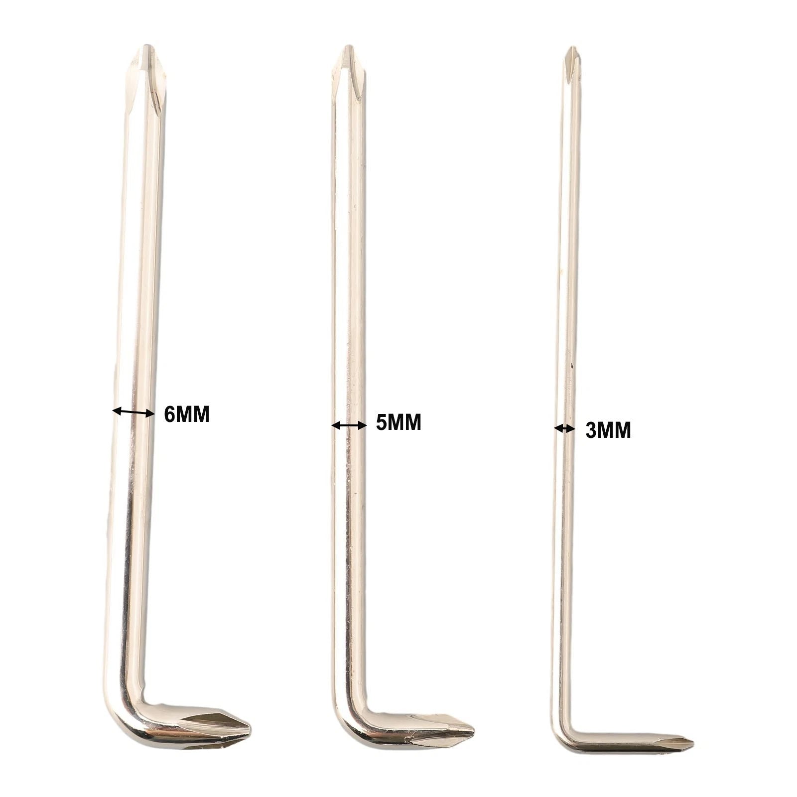 L Shaped Screwdriver Accessories Set of 2 PH1/PH2 for