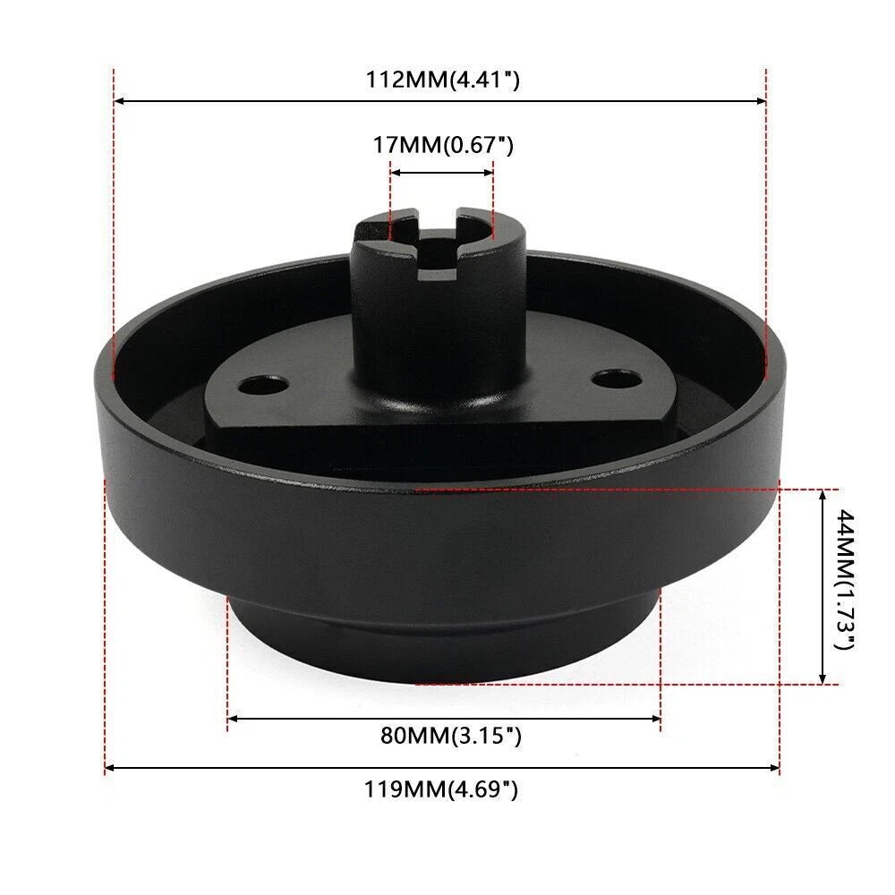 6 Bolt Quick Release Steering Wheel Short Hub Adapter for Honda Civic (2001–2011)