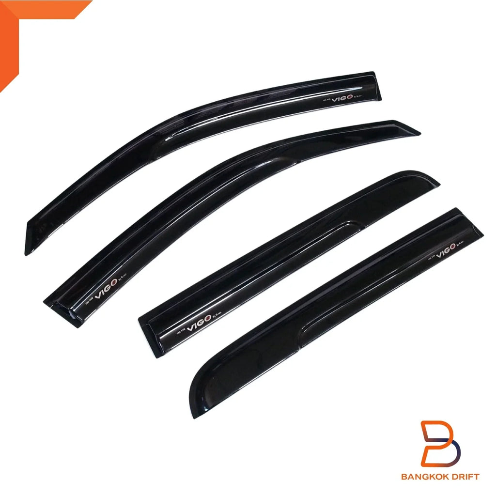 Side Visor Rain Shield Wind Deflector for Toyota Hilux Vigo (2005-2014)