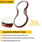 Cup Holder Cover for Ford Mustang (2015–2023) Carbon Fiber Trim