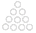 10-Pack Drain Plug Washer for Johnson Evinrude 25-300 HP (311598, 3852105)
