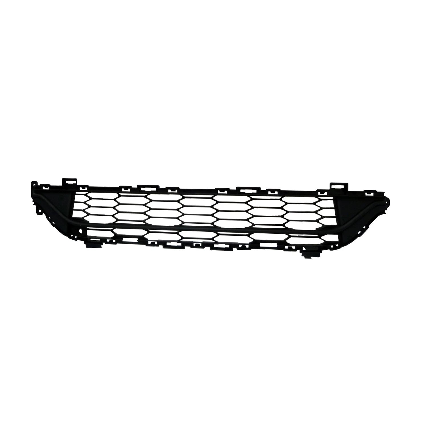 Front Bumper Cover Grille Replacement Black Polypropylene for See Compatible Chart