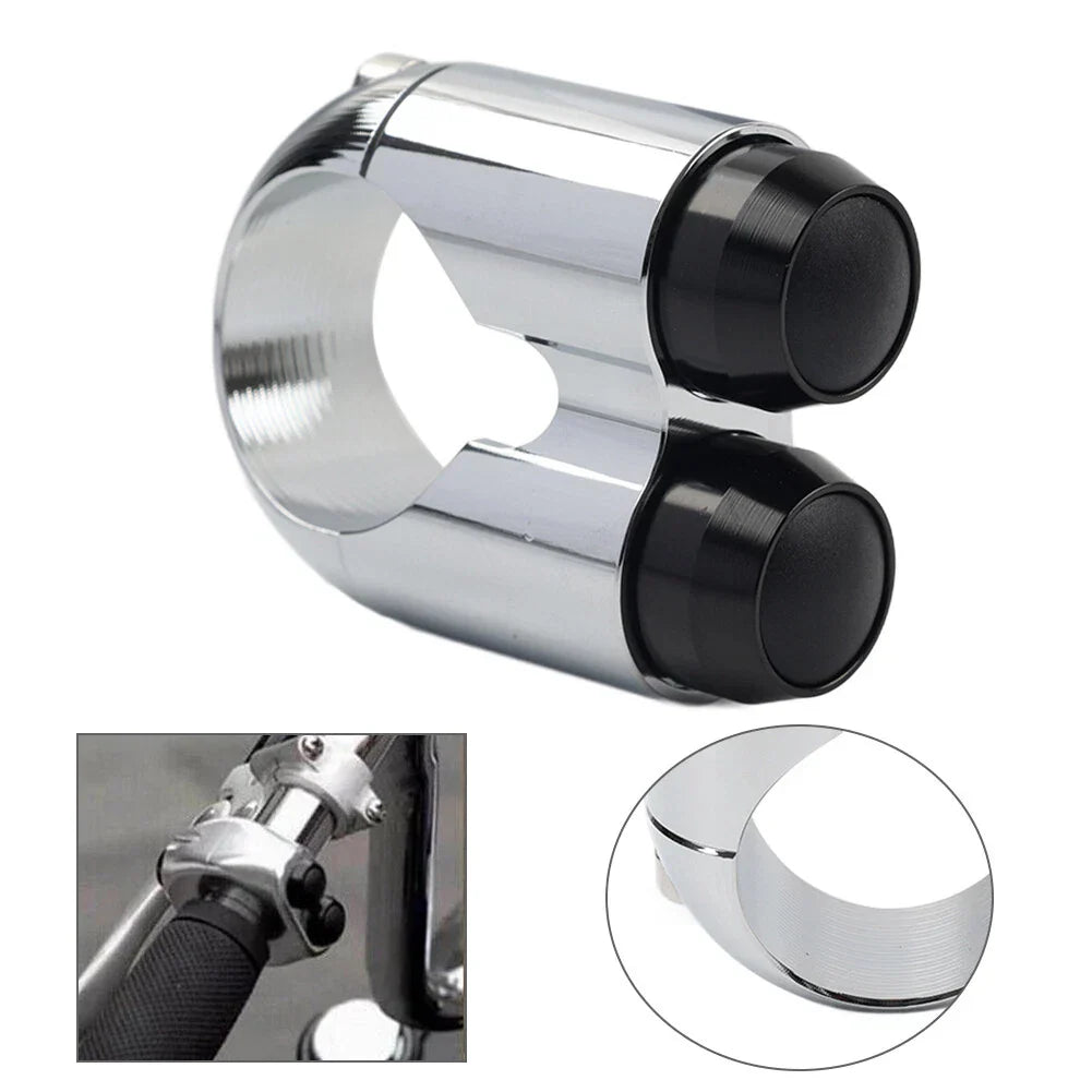 Button Handlebar Switch Horn Light Control for Harley Dyna Chopper
