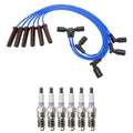 NGK Wire Set & Denso 6 Platinum TT Spark Plug Kit for Express Savana 1500 (1996–2002)