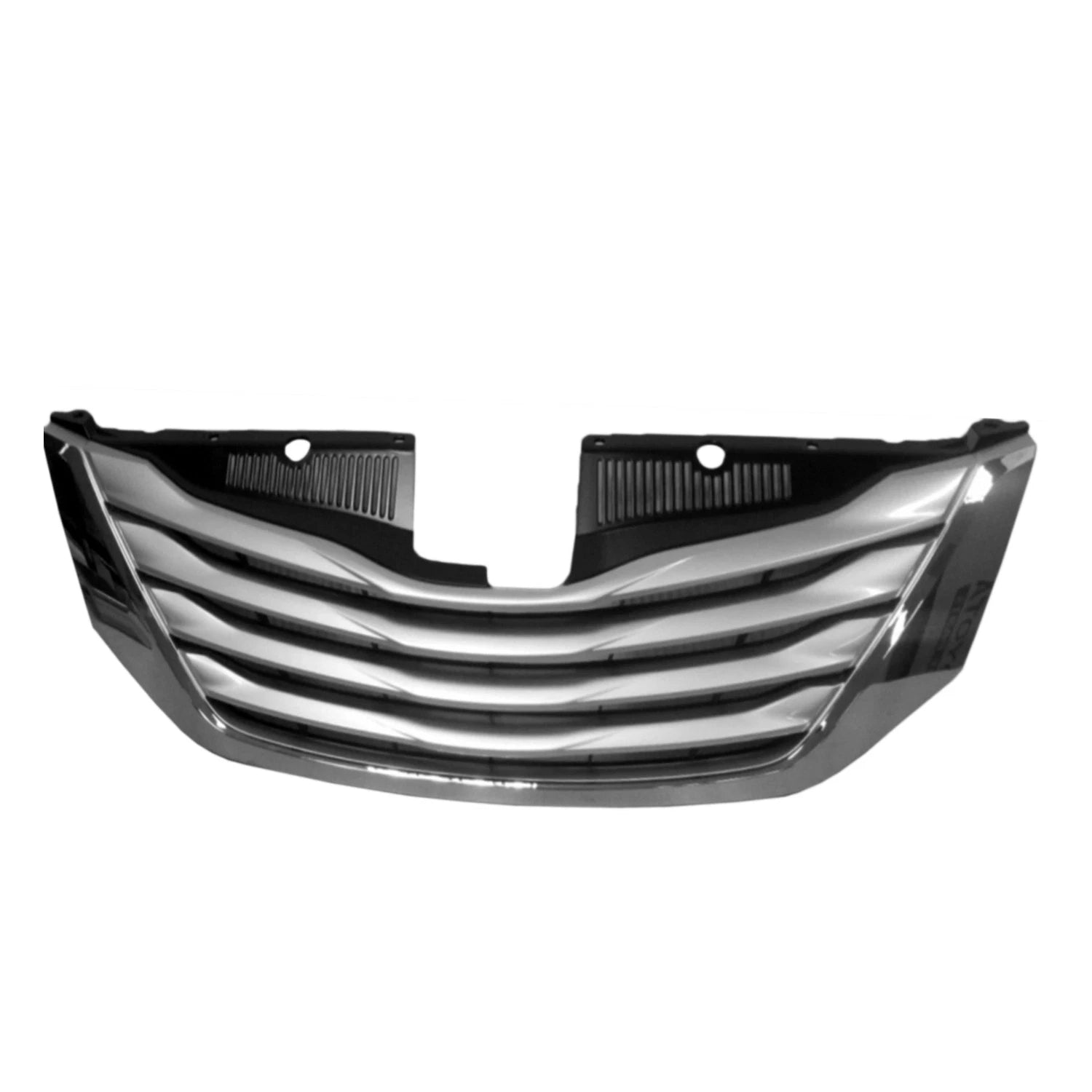 Front Grille Replacement Silver Chrome Plastic for 2015–2017 Toyota Sienna