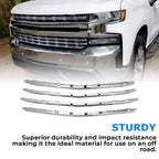 Chrome Grille Trim Molding Covers for Chevy Silverado 1500 LT RST (2019–2021)